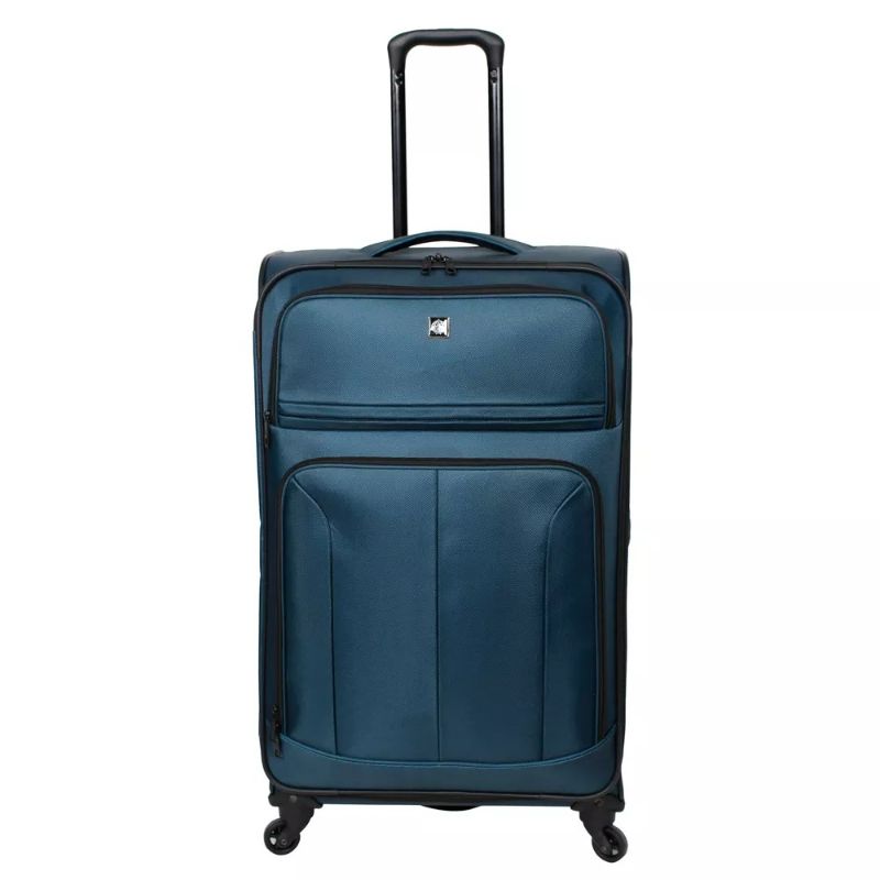 Photo 1 of Skyline Softside Carry On Spinner Suitcase, Teal 