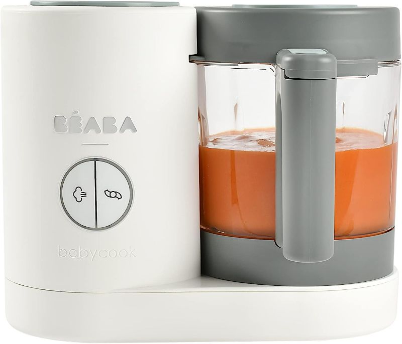 Photo 1 of BEABA Babycook Neo, Glass Baby Food Maker, Glass Baby Food Processor, 4 in 1 Baby Food Steamer, Glass Baby Food Blender, Baby Essentials, Make Fresh Healthy Food 