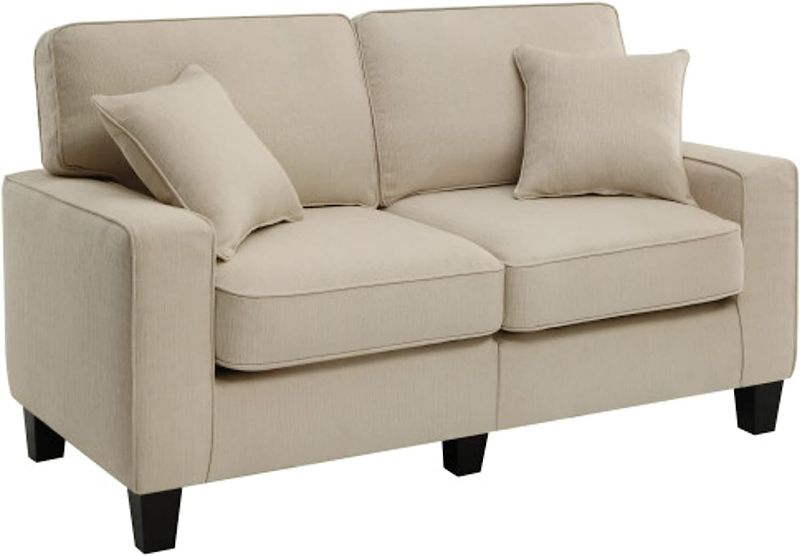 Photo 1 of Beige Sleeper Sofa, 2-seat 