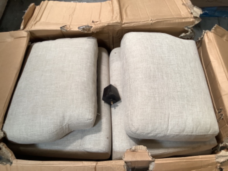 Photo 3 of Beige Sleeper Sofa, 2-seat 