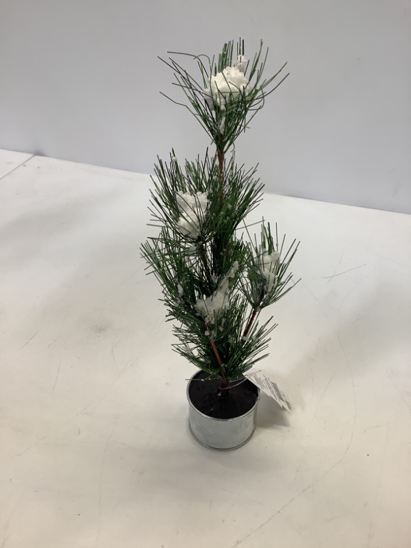 Photo 2 of 3-pack Mini Tree with Snow, Decor, 13" Length 