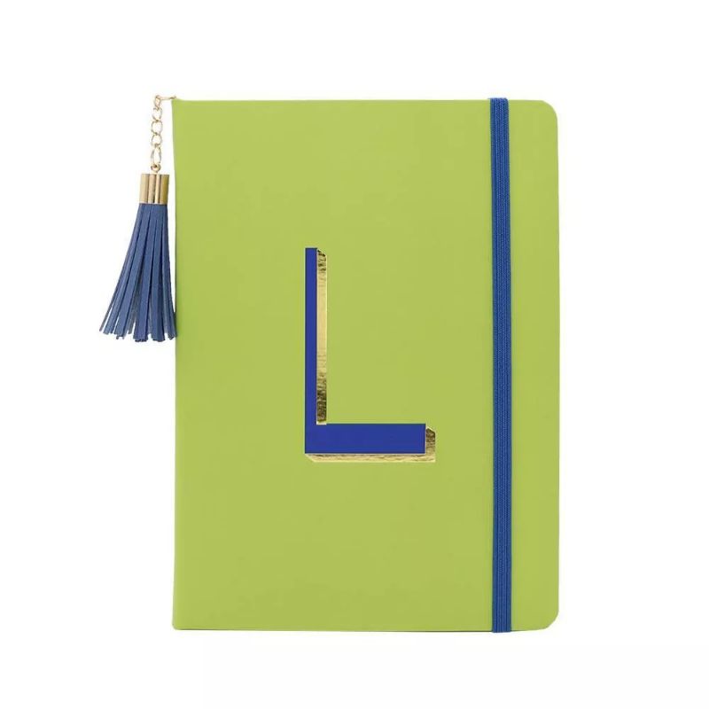 Photo 1 of 3-PACK, 2" 3 Ring Binder Clear View - up & up™, College Ruled Journal Monogrammed - Opalhouse™, and Black Legal Portfolio 