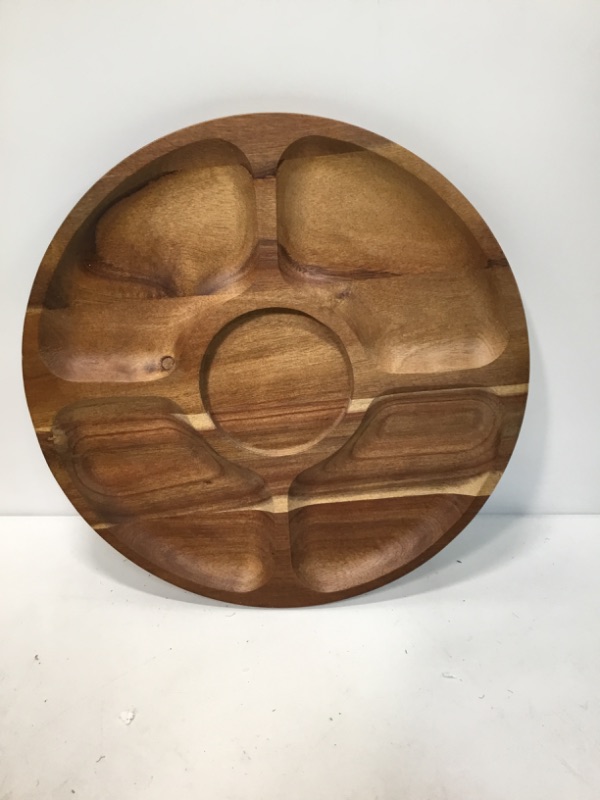 Photo 3 of 12.8" x .79" Acacia Wood Tray
