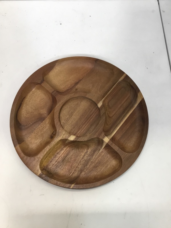 Photo 2 of 12.8" x .79" Acacia Wood Tray
