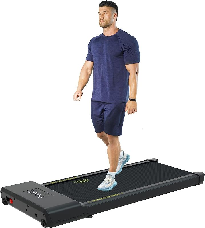 Photo 1 of Walking Pad, Under Desk Treadmill, Walking Pad Treadmill Under Desk with Remote Control, 2 in 1 Portable Treadmill Desk for Home/Office