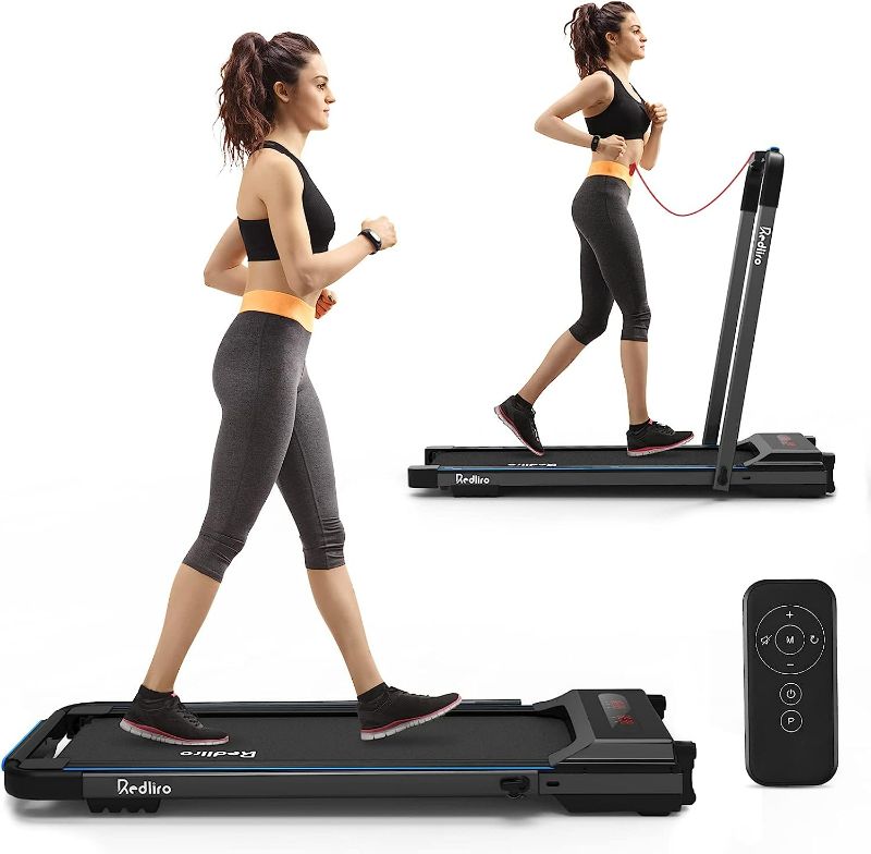 Photo 1 of REDLIRO Under Desk Treadmill 2 in 1 Walking Machine, Portable, Folding, Electric, Motorized, Walking and Jogging Machine with Remote Control for Home and Office Workout