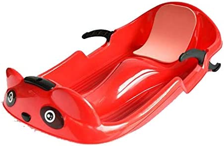 Photo 1 of Sand Skiing Grass Skateboard?70x40x15cm Kids Snowboard,Single,Sand Board,Grass Board, Snowmobile,Snow Sledge,Kids Winter Toboggan Sled Downhill Sprinter Sledding Board (Color : Red, Size : Child)