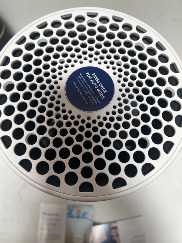 Photo 5 of BLUEAIR Bedroom Air Purifier, Small Room Air Cleaner Dust Pet Dander Smoke Mold Pollen Bacteria Virus Allergen, Odor Removal, for Home Office Nursery, Washable Pre Filter, HEPASilent, Blue 411 Auto