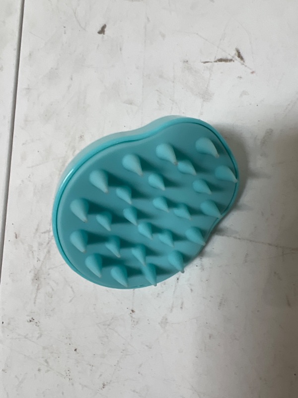 Photo 2 of See You Always Hair Scalp Massager Shampoo Brush, Scalp Care Hair Wash Brush Silicone Comb Blue 