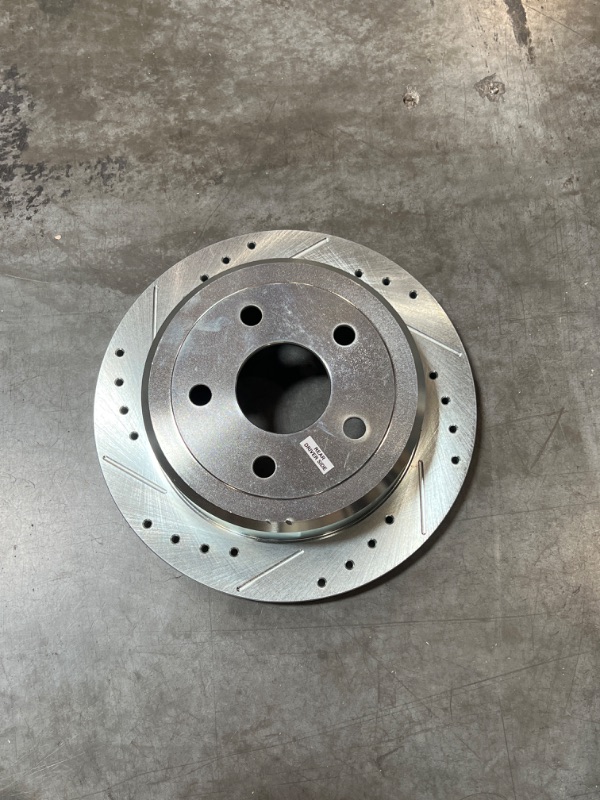 Photo 1 of  Power Stop Extreme Performance Drilled And Slotted Brake Rotors Front Left Power Stop Extreme Performance Drilled And Slotted Brake Rotors