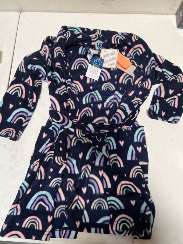 Photo 2 of Jellifish Kids Navy Blue Rainbow Robe Size 6 KIDS 