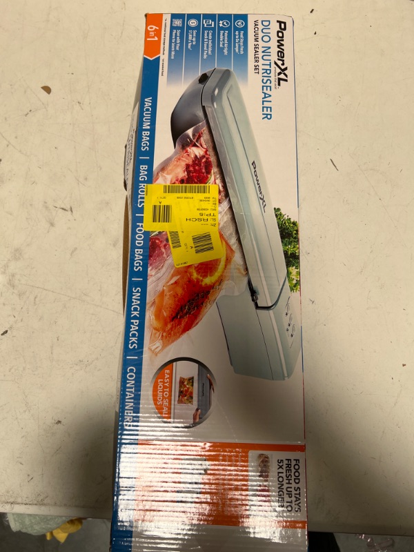 Photo 2 of PowerXL Duo NutriSealer Food Vacuum Sealer