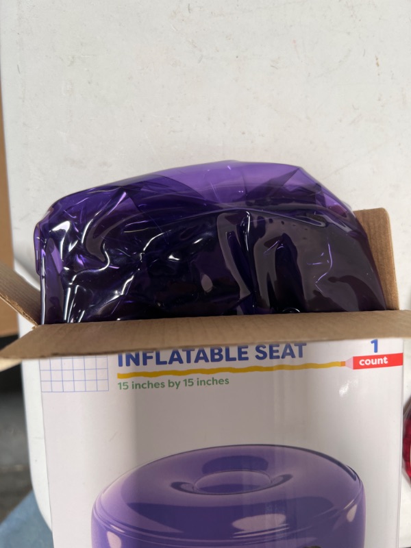 Photo 3 of New Target’s Kids purple Inflatable Seat 15” x 15”