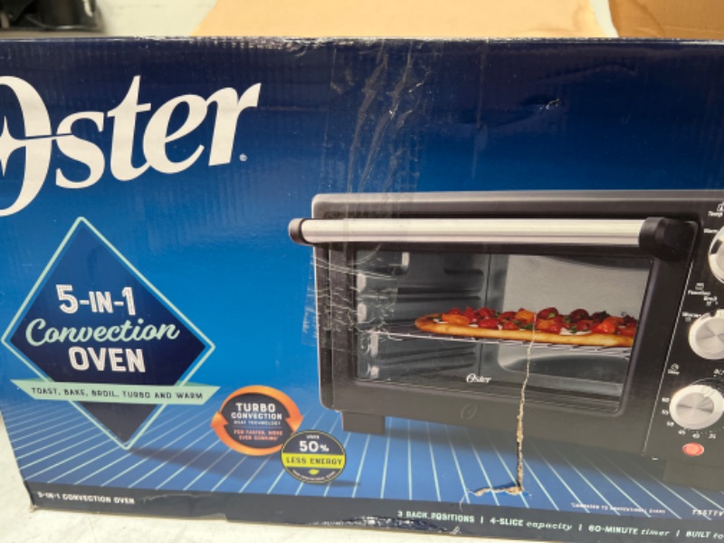 Photo 2 of Convection 4-Slice Toaster Oven, Matte Black, Convection Oven and Countertop Oven