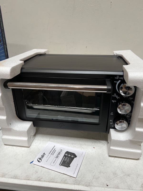 Photo 4 of Convection 4-Slice Toaster Oven, Matte Black, Convection Oven and Countertop Oven