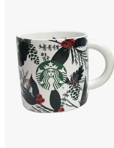 Photo 1 of Starbucks Dining Starbucks Holiday 2021 Christmas Holly Ceramic Coffee Mug 12oz