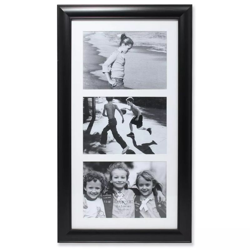 Photo 5 of 18.5" x 10.5" 3 Tiered Photo Picture Frame Gray 