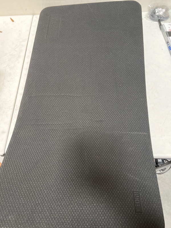 Photo 2 of Sky Solutions Anti Fatigue Mat - 3/4" Cushioned Kitchen Rug and Standing Desk Mat & Garage - Non Slip, Waterproof and Stain Resistant (20" x 39", Black)