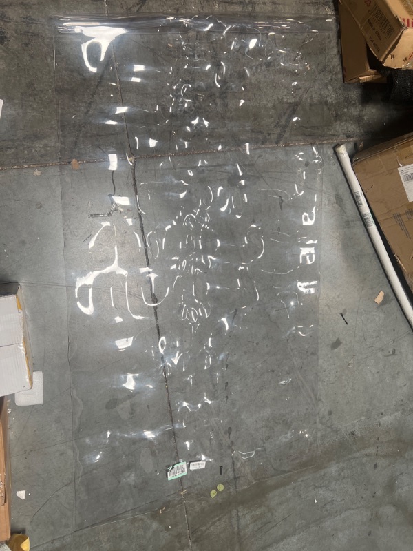 Photo 2 of 76" x 40" Office Chair Mat Clear 