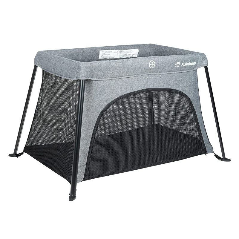 Photo 1 of Fijinhom Baby Portable Travel Crib Pack and Play Toddler Playpen Outdoor Light Playard with Zipper Door Mesh