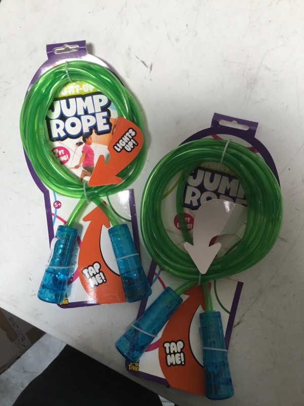 Photo 1 of 2-pack Bigtime Light up Jump Rope (Green) 