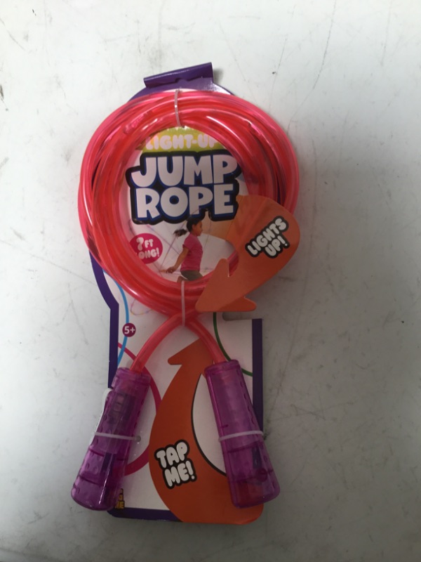 Photo 2 of 2-pack Big Time Light Up Jump Rope (PINK) 