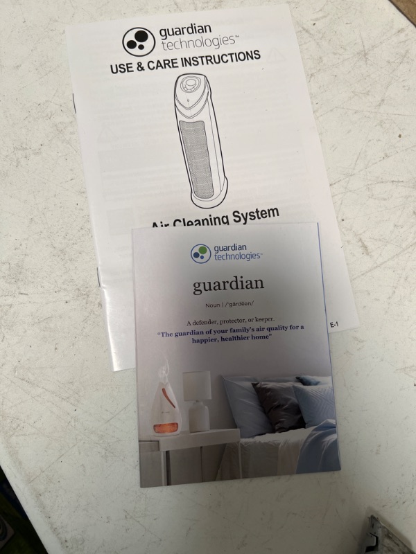 Photo 3 of Germ Guardian Air Purifier for Homes with Pets, H13 Pet HEPA Filter, Removes Pet Dander, Dust, Allergens, Smoke, Pollen, Odors, Mold, UV-C Light Helps Kill Germs, 28 Inch, Dark Gray, AC5250PT