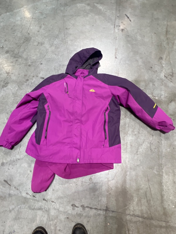 Photo 2 of Outdoor Sport Women's Waterproof Ski Jacket Warm Winter Snow Coat Mountain Windbreaker Hooded Raincoat Jacket