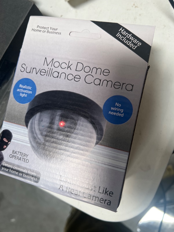 Photo 2 of Handy Helpers Bulk Buys Home Mock Dome Surveillance Camera Pack of 2