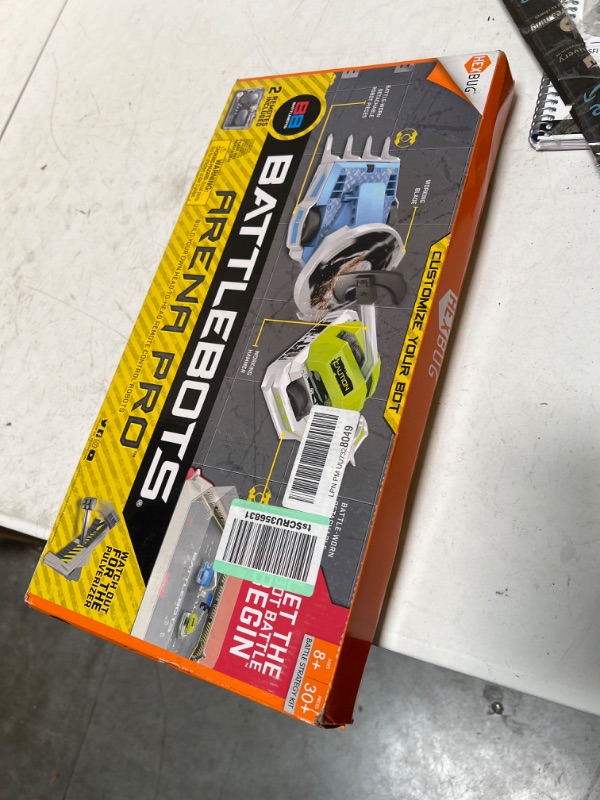 Photo 1 of HEXBUG BattleBots Arena Pro - Build Your Own Battle Bot with Arena Game Board and Accessories - Remote Controlled Toy for Kids - Batteries Included with Hex Bug Set