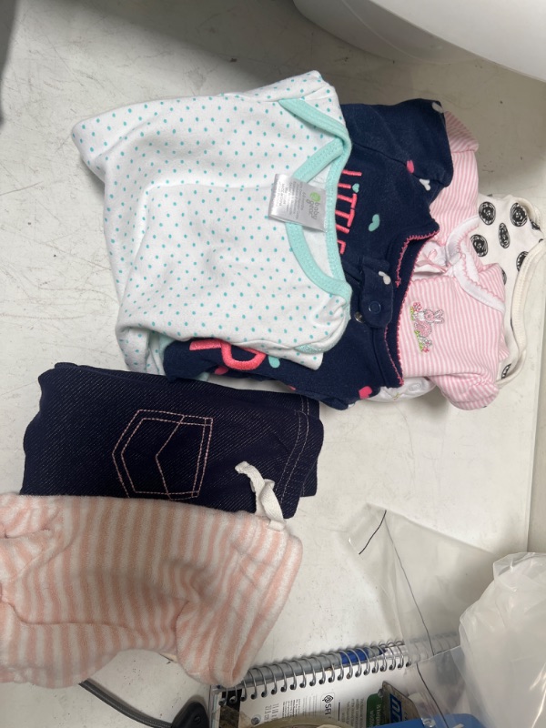 Photo 1 of 6-pack Babygirl Clothes, Multi-colored. Shorts, Pants, Onesies 6-9m