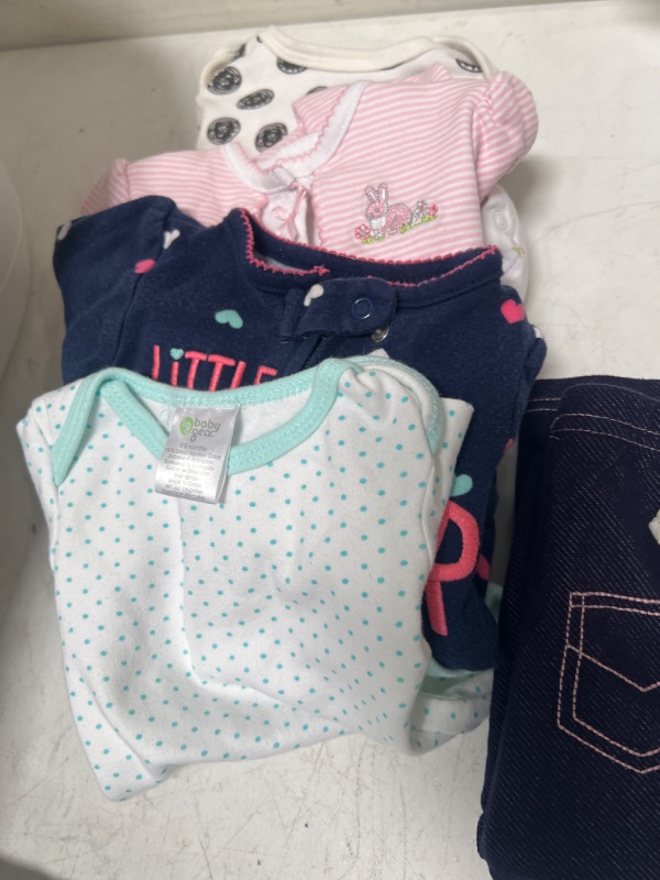 Photo 3 of 6-pack Babygirl Clothes, Multi-colored. Shorts, Pants, Onesies 6-9m