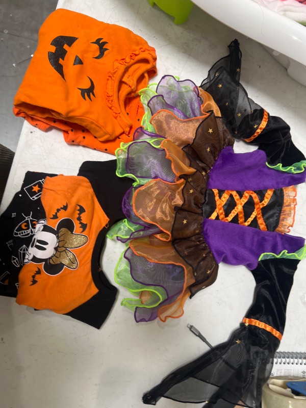Photo 1 of 5-pack Halloween Babygirl Set, Costume, Pumpkin, Disney 