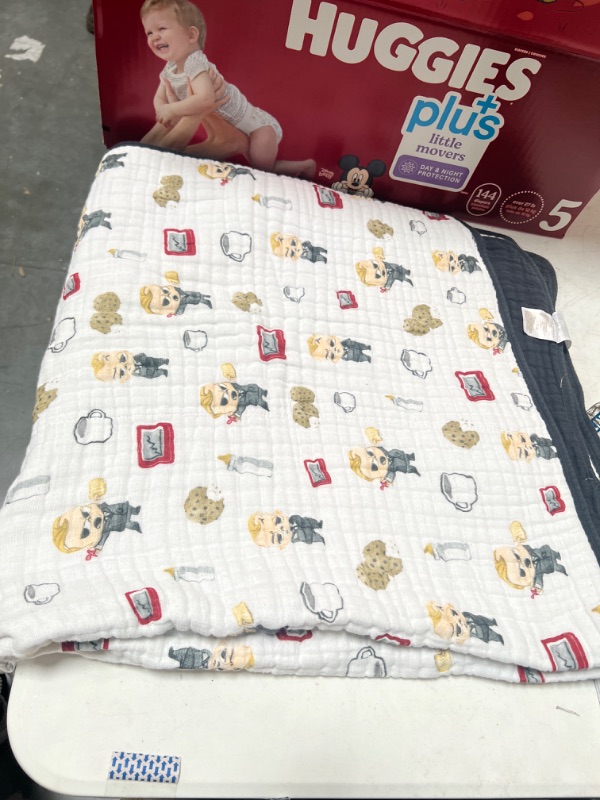 Photo 1 of Little Unicorn "Boss Baby" Blanket For Kids, Babies Multi-colored 