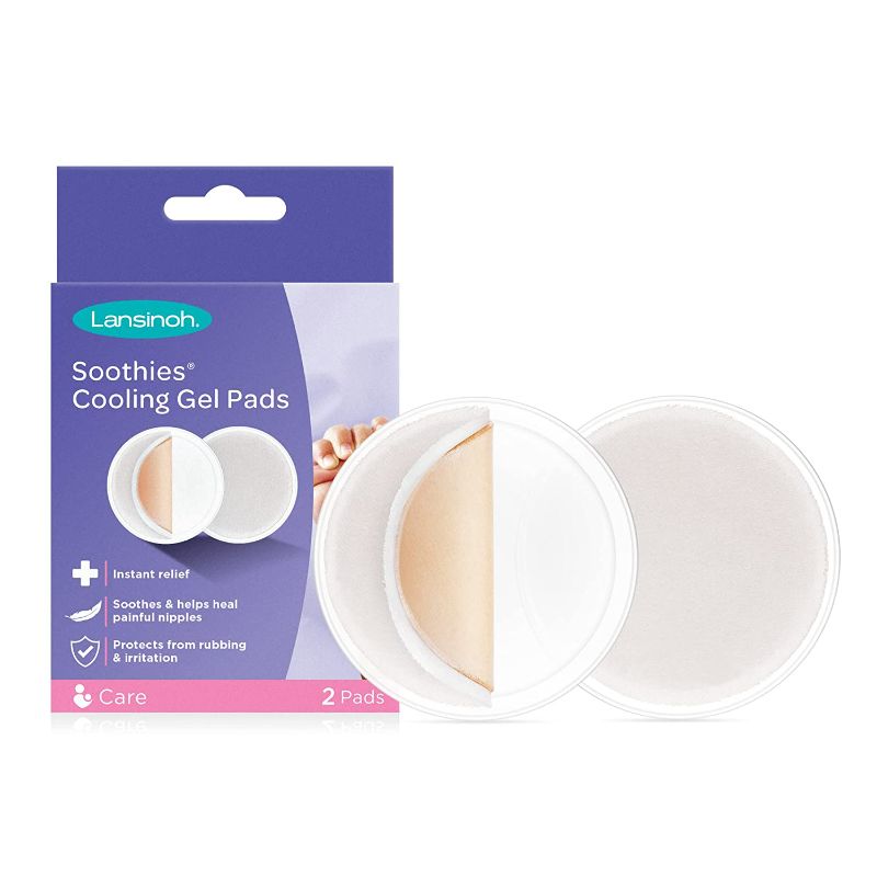 Photo 1 of Lansinoh Soothies Cooling Gel Pads, 2 Count, Breastfeeding Essentials, Provides Cooling Relief for Sore Nipples
