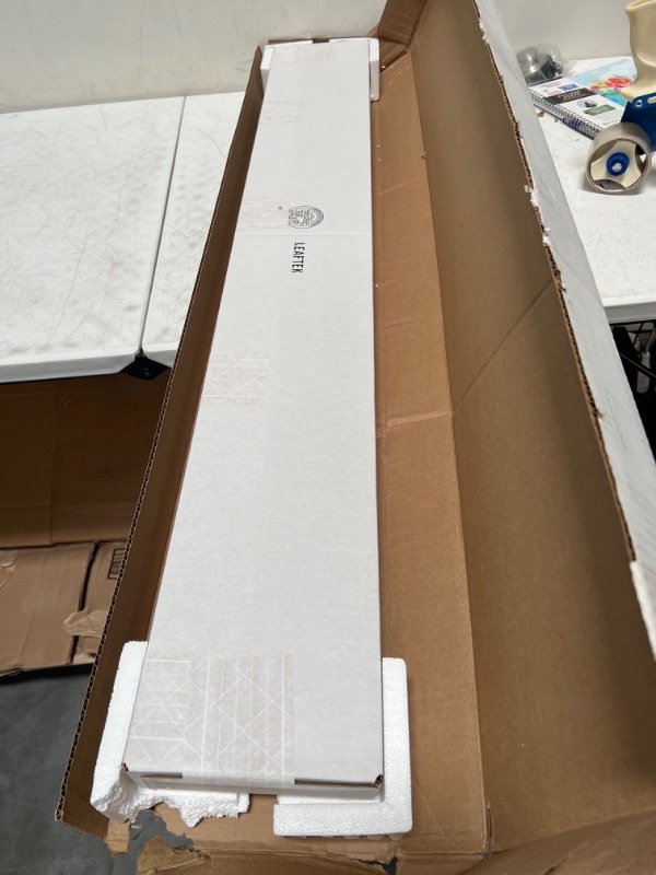 Photo 3 of LeafTek DIY Gutter Guards | 5" x 100' of Leaf Protection in White | Premium Contractor Grade 35 Year Aluminum Covers | Available in 32', 100' & 200' Packages | 5 or 6 Inch | Made in The USA
