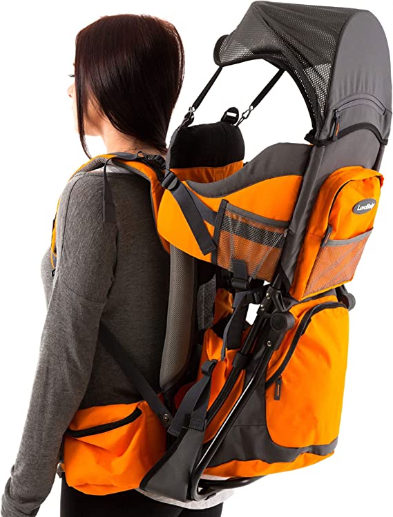 Photo 1 of Luvdbaby Premium Baby Backpack Carrier for Hiking - Baby Carrier Backpack for Toddlers - Ergonomic Hiking Child Carrier Backpack
