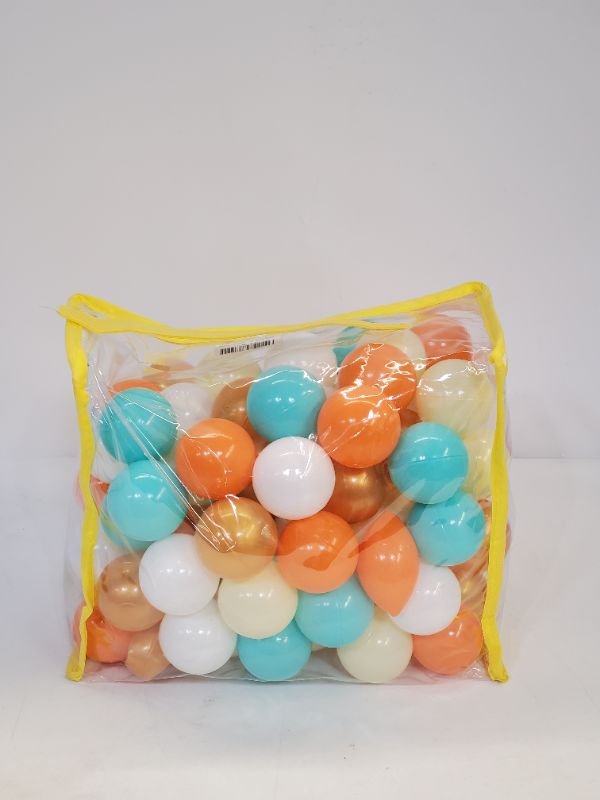 Photo 5 of Sunwhat -  100pc Plastic Balls for Ball Pit,Crush Proof, Non Toxic for Baby Toddler Ball Pit with Storage Bag, Play Tents & Indoor & Outdoor