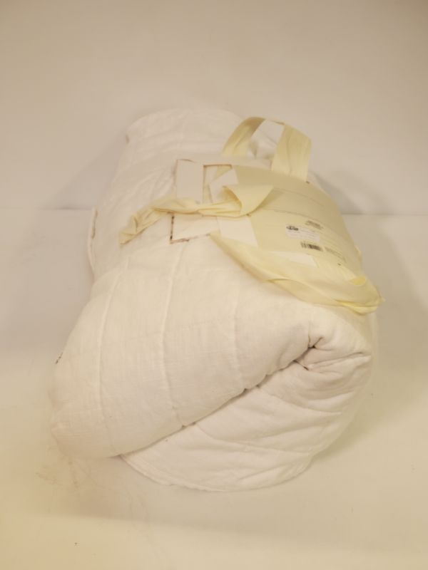 Photo 1 of Casaluna - Heavyweight Linen Blend Quilt - Full/Queen 