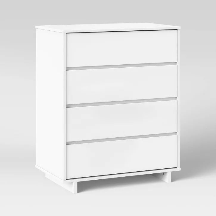 Photo 1 of ****parts only ***Room Essentials - 4 drawer chest - Style 430238 (White)  *** only Boxes 2/3 and 3/3***