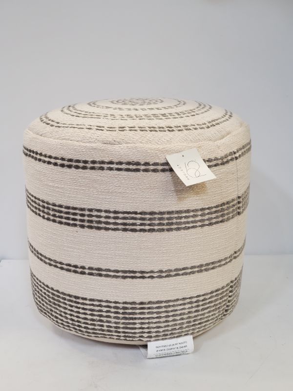 Photo 4 of Project 62 - Darien Pouf in Neutral (14in x16in x16in )