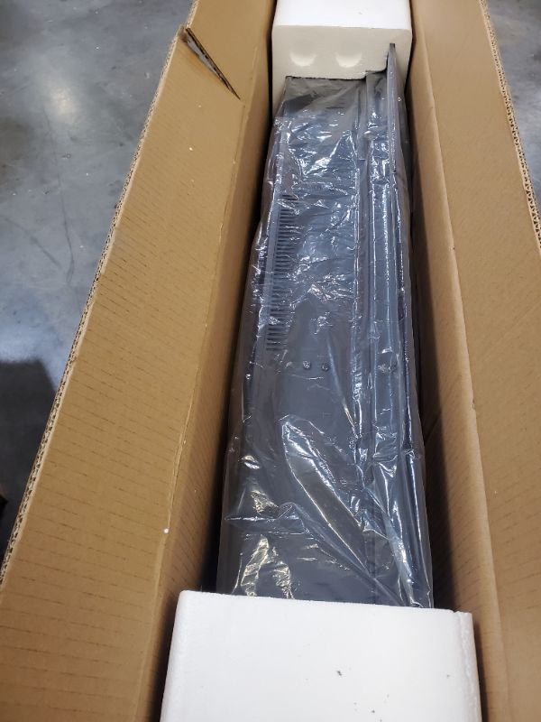 Photo 4 of LITSDFM 36 Inch Electric Fireplace, Recessed and Wall Mounted Fireplace, Fireplace Heater and Linear Fireplace, with Timer, Remote Control, Adjustable Flame Color, 750/1500W, Black 