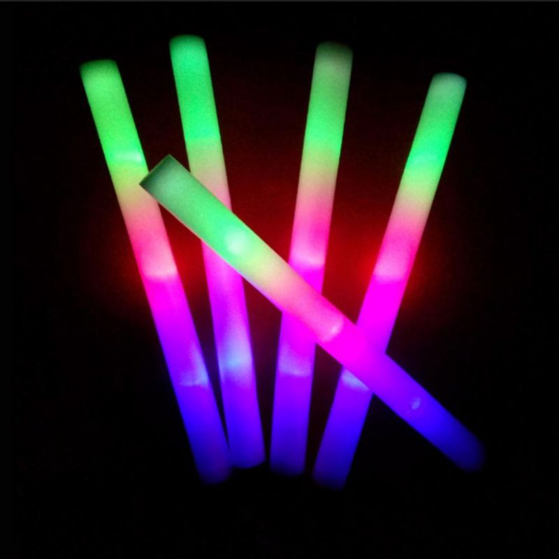 Photo 1 of 5-Piece Glow Sticks Bulk LED Foam Glow Sticks