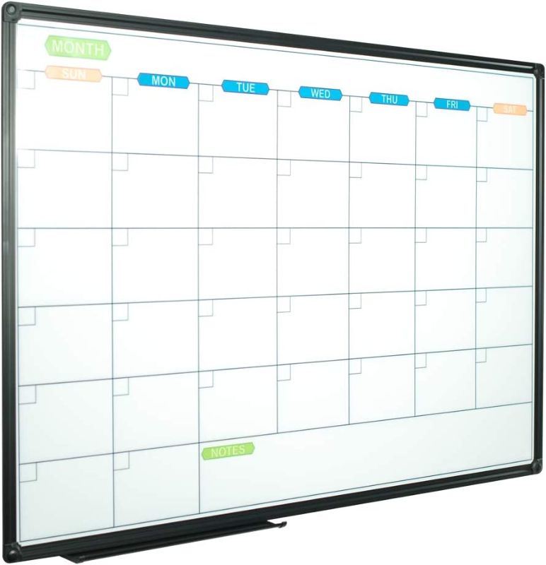 Photo 1 of JIL OFFICE DRY ERASE CALENDAR WHITEBOARD 24" X 18" 