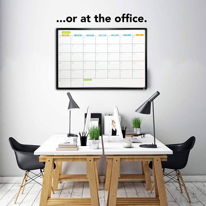 Photo 3 of JIL OFFICE DRY ERASE CALENDAR WHITEBOARD 24" X 18" 