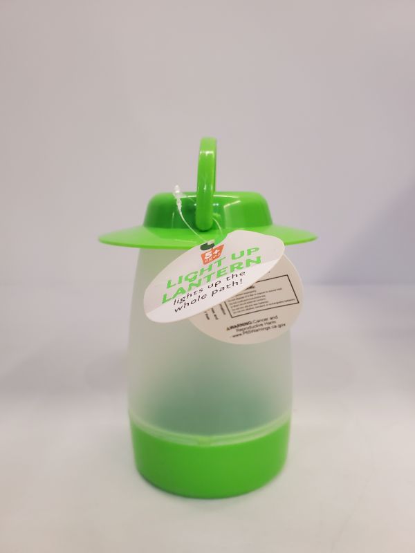 Photo 2 of Green Light up Lantern with Built in carrying handle - 3 light features  - White , Neutral and Red  