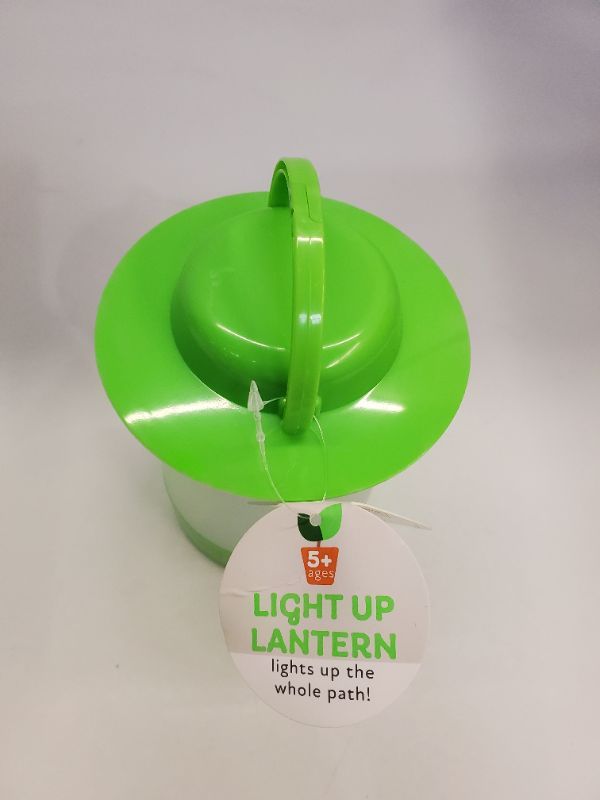 Photo 2 of Green Light up Lantern with Built in carrying handle - 3 light features  - White , Neutral and Red  