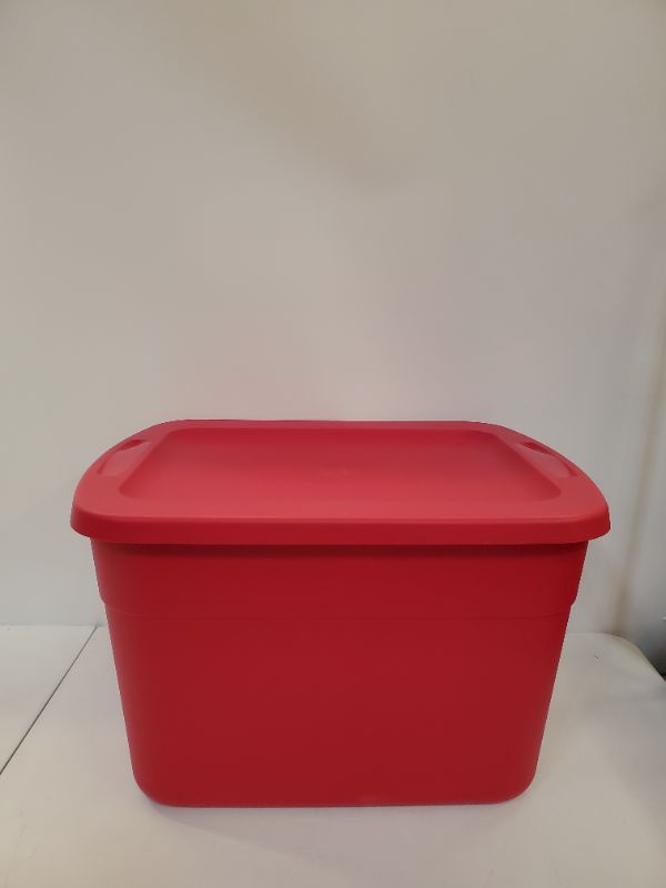 Photo 4 of Brightroom - 18gal Non-Latching Tote Red