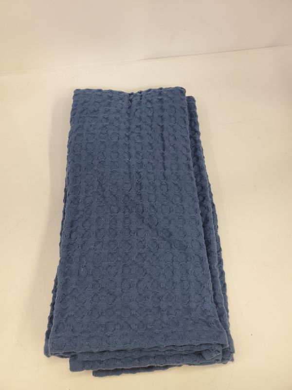 Photo 3 of Threshold- SET OF 2  Cotton Waffle Kitchen Towels Blue 