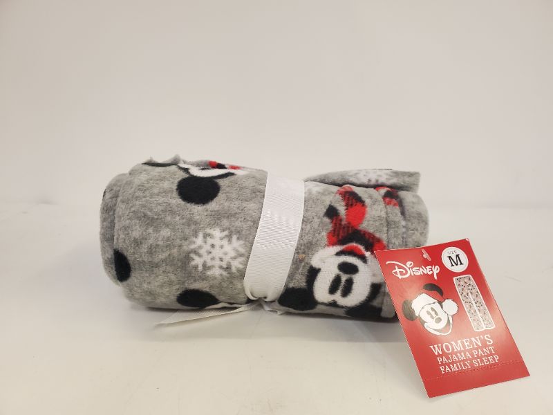 Photo 3 of Holiday Mickey Mouse Fleece Women's Pajama Pants - SIZE M